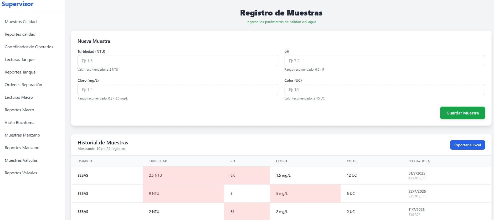 ESP Tribunas Internal App
